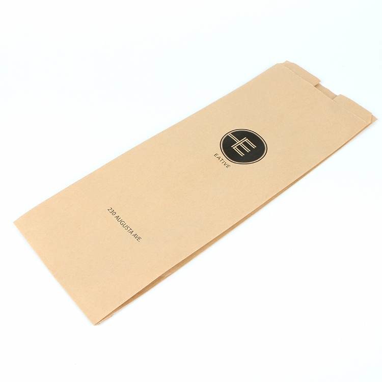 Greaseproof Fried Food Kraft Paper Food Bags Oil Proof