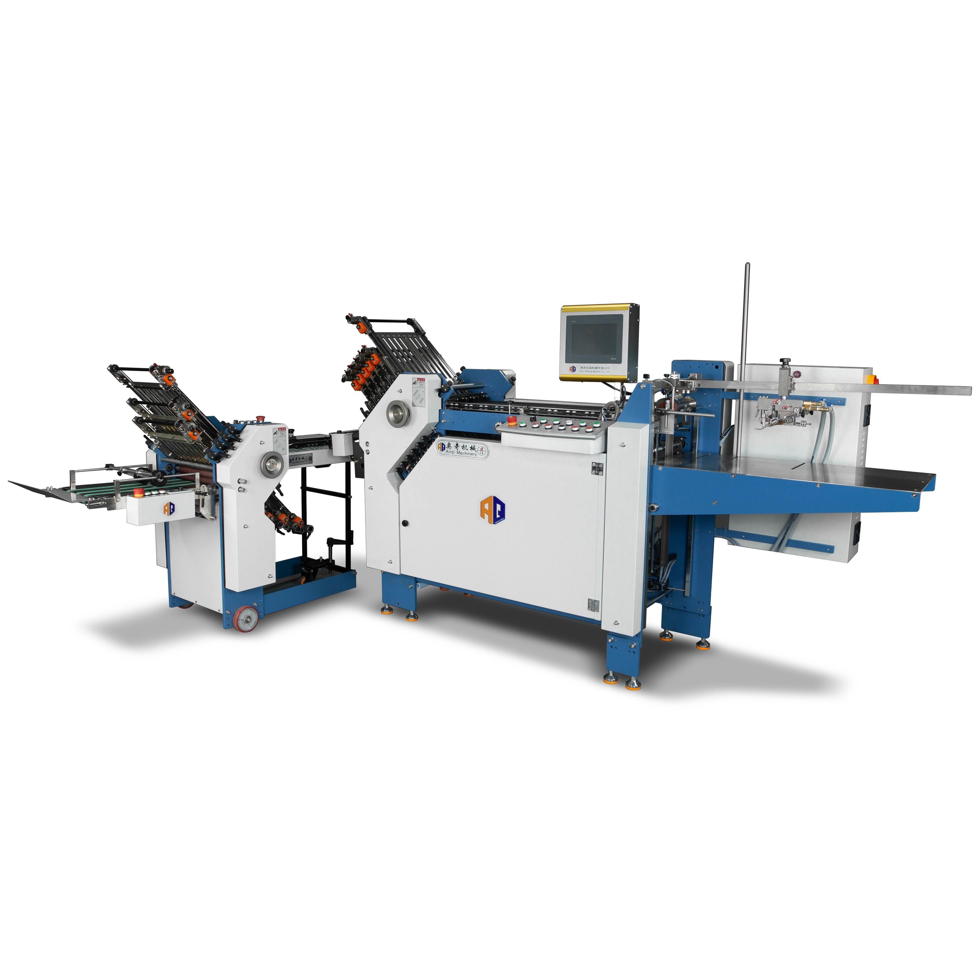 Efficiency High Speed A3 Sheet Leaflet Cross Folding Machine For Printing House Use