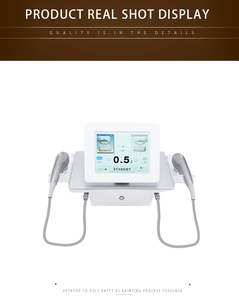 Body 7D HIFU Slimming Machine Face Firming Lifting With 10mm Cartridge