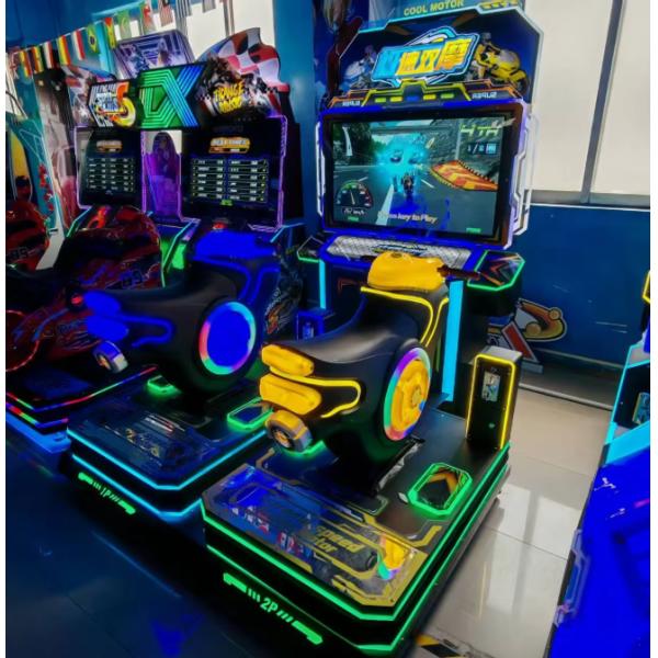 New Kid Simulator Moto Racing Extreme Speed Double Seats Coin Operated Game Machine