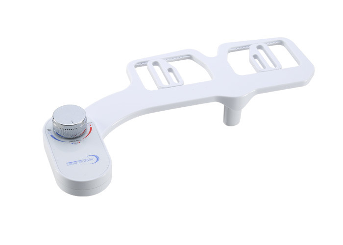 Floor Mounted Installation Home Bidet Attachment With Dual Nozzles Washing