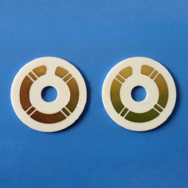 Round Alumina Ceramic Plate Industrial High Alumina Substrate