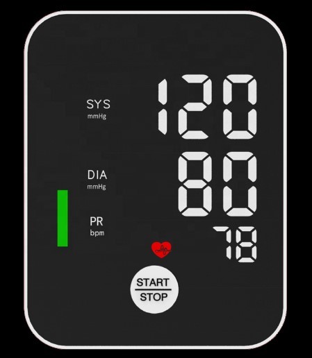 47cm Cuff Digital BP Machine AAA Batteries Blood Pressure Monitor