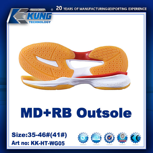 Breathable Antiwear EVA Outer Sole Slip Resistant For Sports Shoe