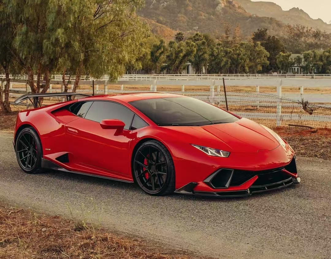 Replace Lamborghini Universal Wide Body Kits LP610 Huracan Evo Body Kit Front Lip Air Intake