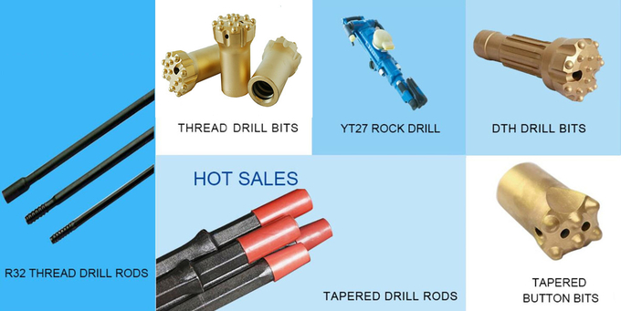 High Quality Small Plug Hole Steel Integral Drill Rod Integral Drill Steel For Rock Drilling,Quarrying And Mining