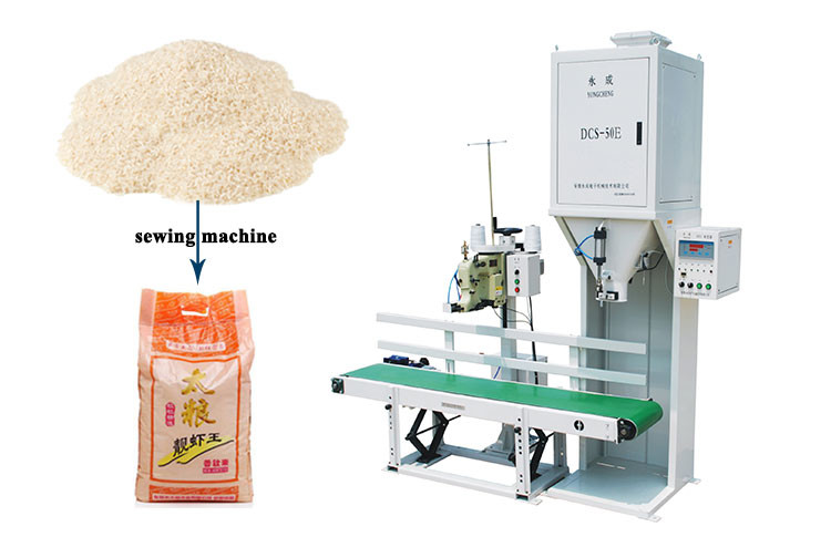 QEMS 0.4MPa Packing Scale Machine Semi Automatic Granule Filling Machine PE