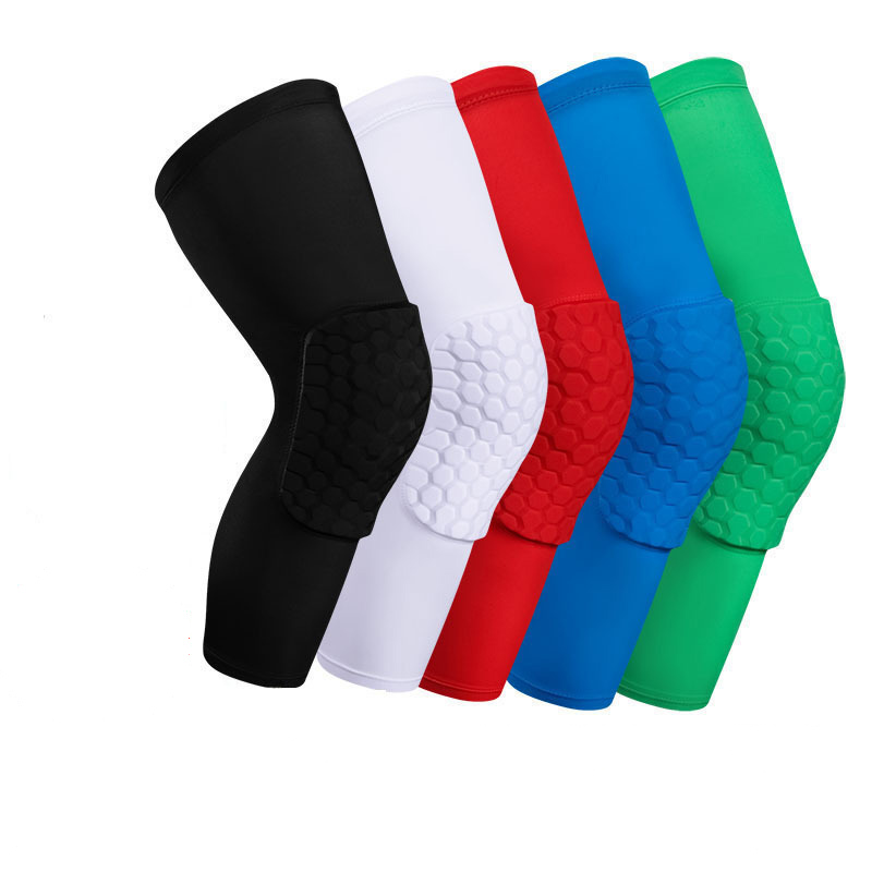 High Elastic Protection Compression Leg Brace Anti Collision Honeycomb Leg Sleeve