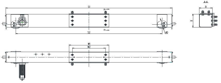 Top Running Crane Kits - Single Girder End Truck With Soft Stat Motor