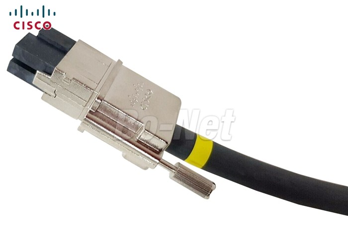 Black Cisco Serial Console Cable CAB-SPWR-30CM 30CM Stack Power For 3750X 3850 Switch