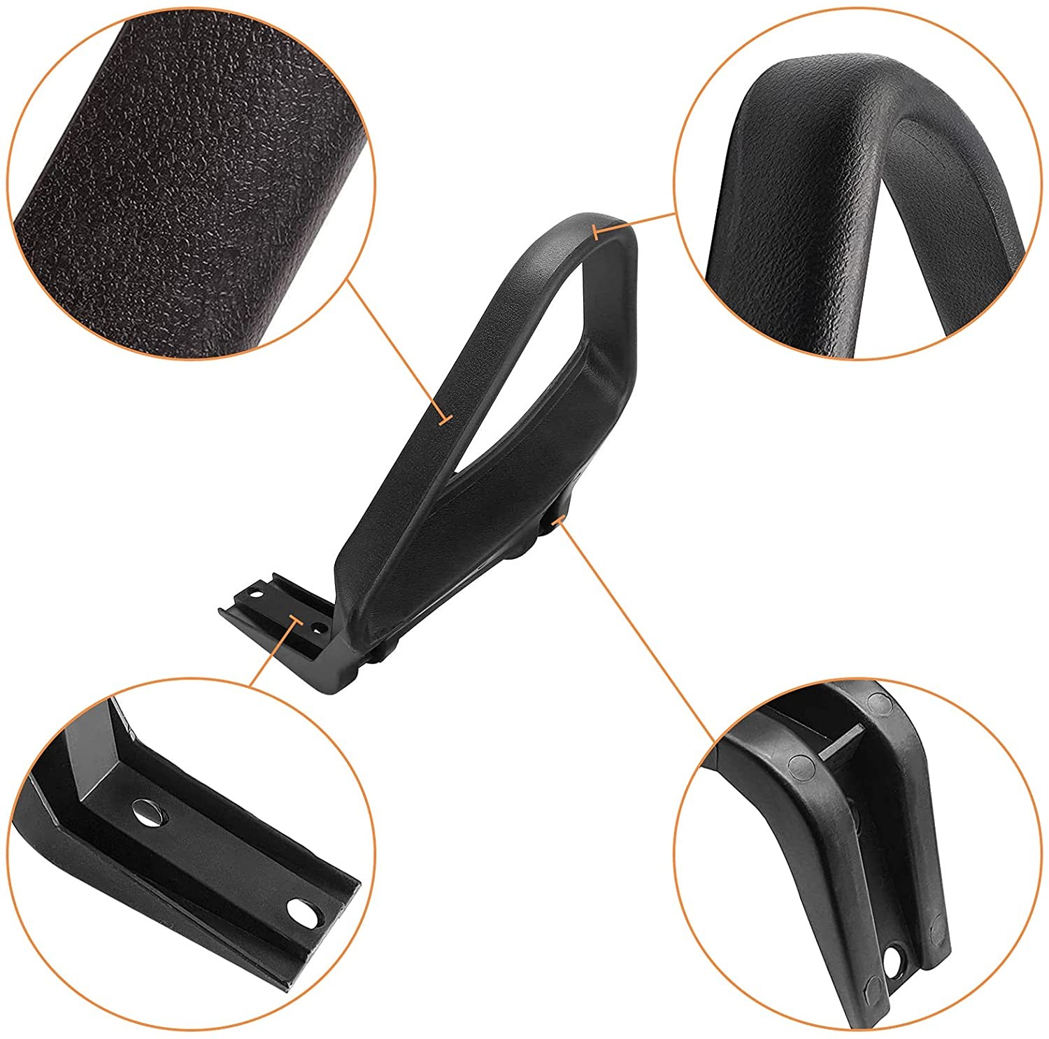 1 Pair EZGO Golf Cart Arm Rest Hip Restraint for EZGO TXT 1994 up and Newer Driver Side Left 71702-G01 & Passenger Side
