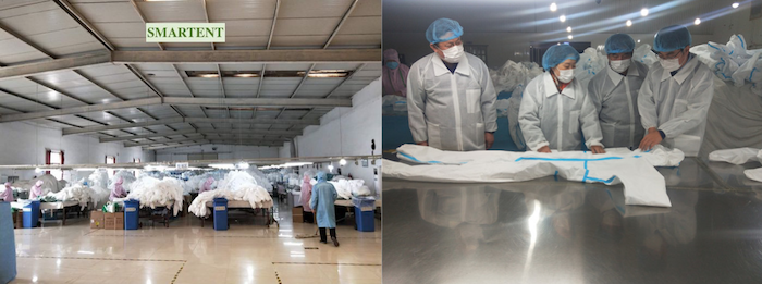 Bonded Fabric One Size Fit Full Body Disposable Coveralls