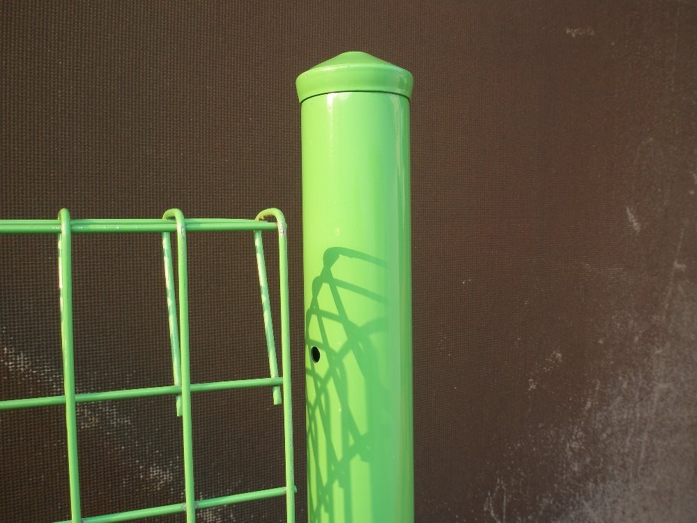 PVC coated or galvanized BRC welded mesh fence/ Roll Top fence panel