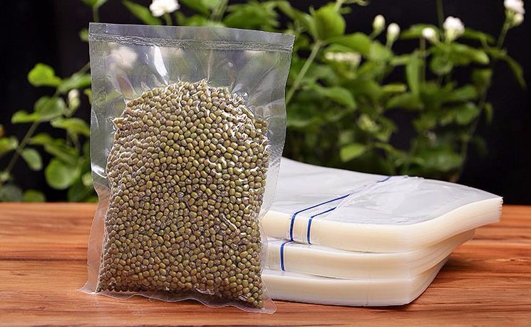Disposable Embossed Vacuum Bag For Food / Seafood / Frozen Food Storage