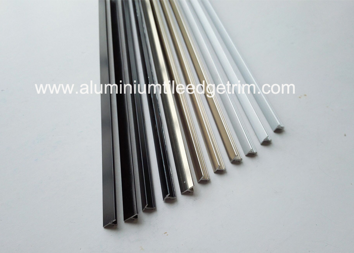 T shaped aluminium listello border trim