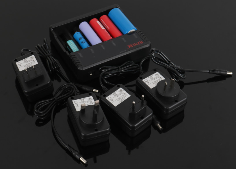 AC 100-240V To DC 12V 16340 Li Ion Battery Charger , Li Ion Plug In Charger 290g