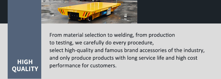 PLC Control Automated Steerable Battery Powered Electric Trackless Transfer Cart