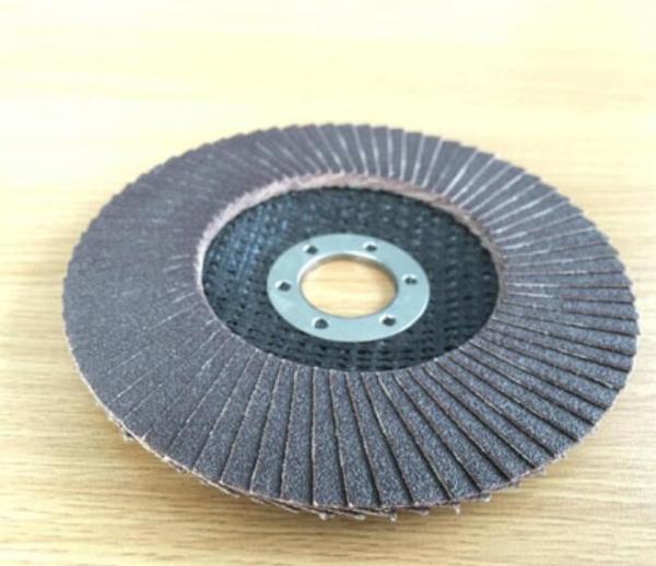 Tipo 27 Flap Disc Flap Wheel 4 pulgadas 100 mm para amoladora angular, abrasivo de óxido de aluminio Fábrica de China