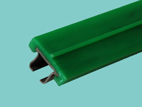 Conveyor side guides with profiles UHMWPE CONVEYOR SIDE GUARDS GREEN COLOR WHITE COLOR