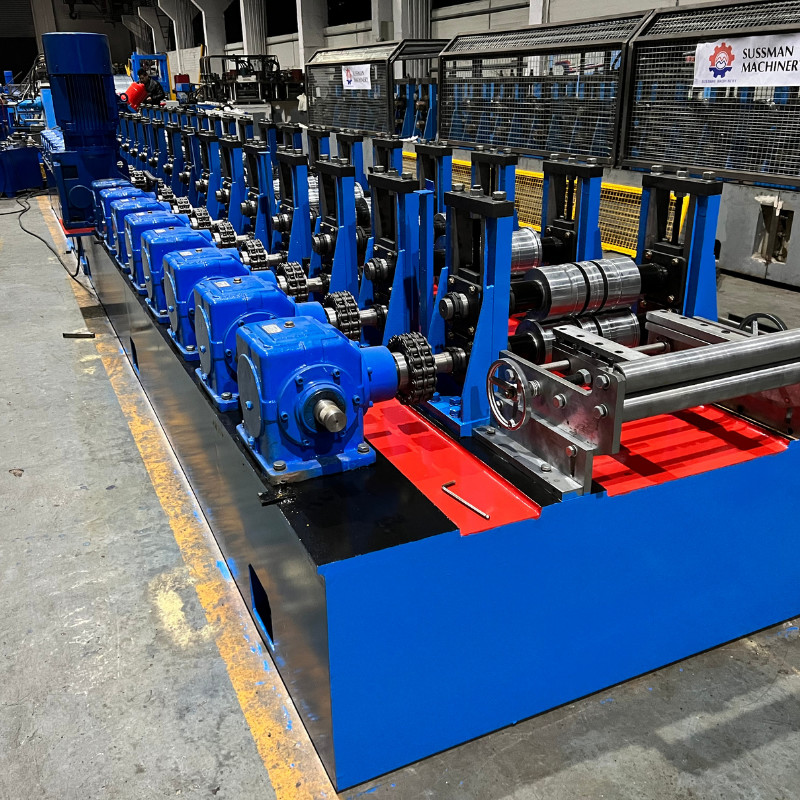 Hydraulic Cutting Upright Rack Forming Device 5.5KW 1.5-2.5mm With 18 Stations