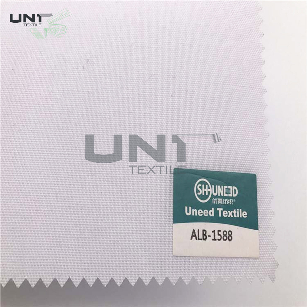 Adhesive Shrink Resistant Fusible Interlining Fabric Woven 112cm