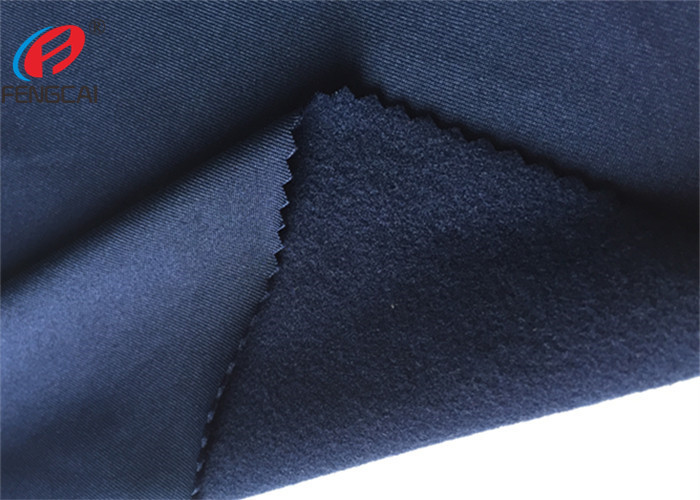 90 % Polyester 10 % Spandex 4 Way Stretch Fabric One Side Brushed Super Poly Fabric