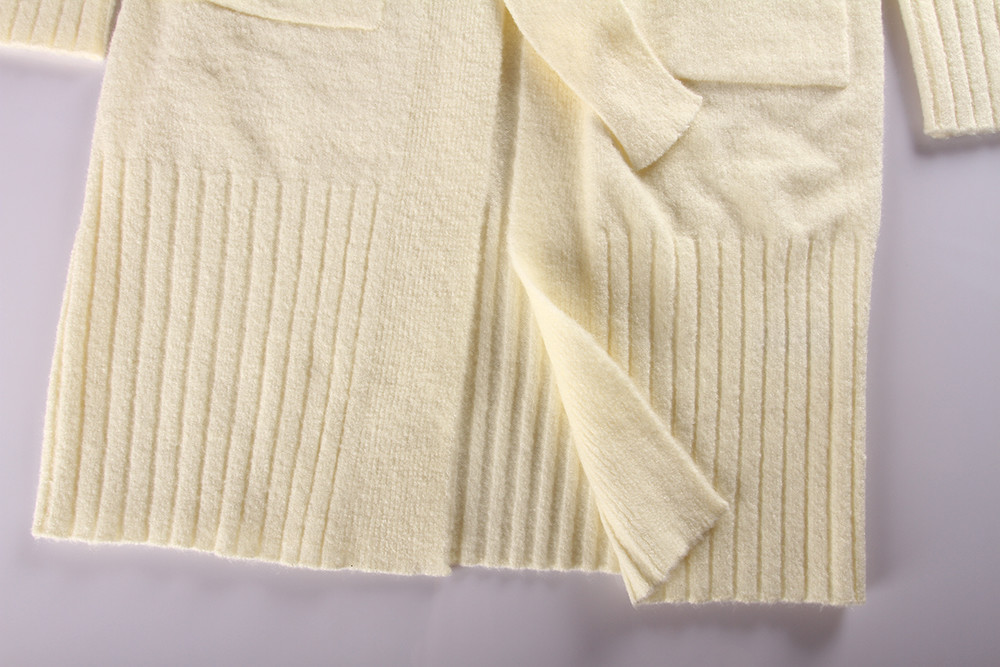 Ladies Cream Longline Belted Cardigans S M L XL