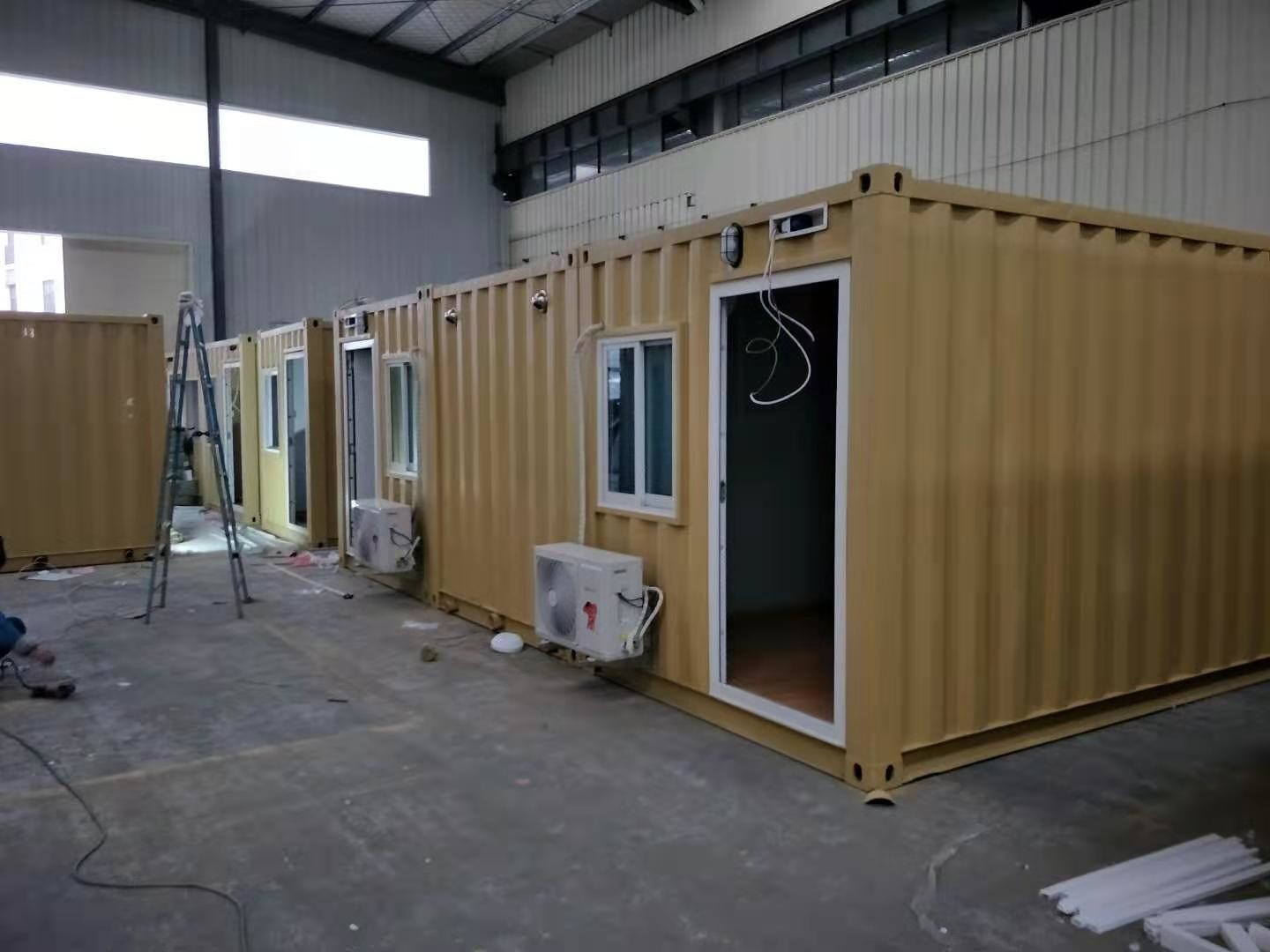 Modular Steel Structure Poultry House / Commercial Poultry House Easy Transportation