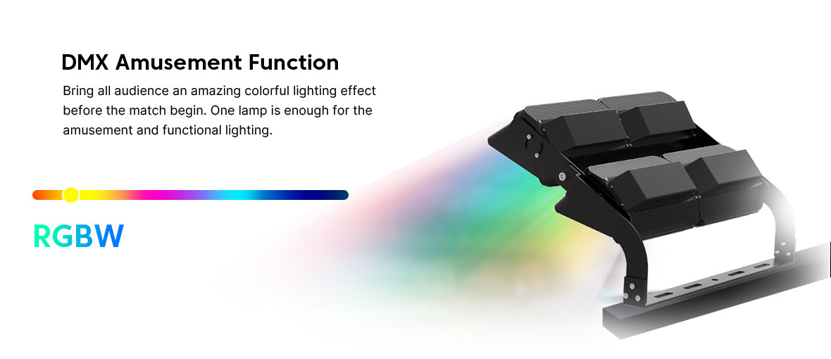 250w / 300w LED Sports Field Floodlight Smart Wireless Control
