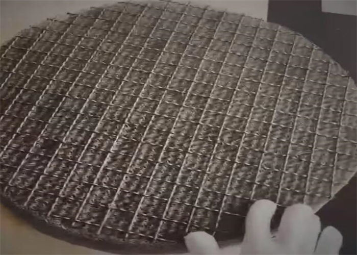 High Efficiency 316L York 431 Mesh Pad Demister For Towers Customized Shape