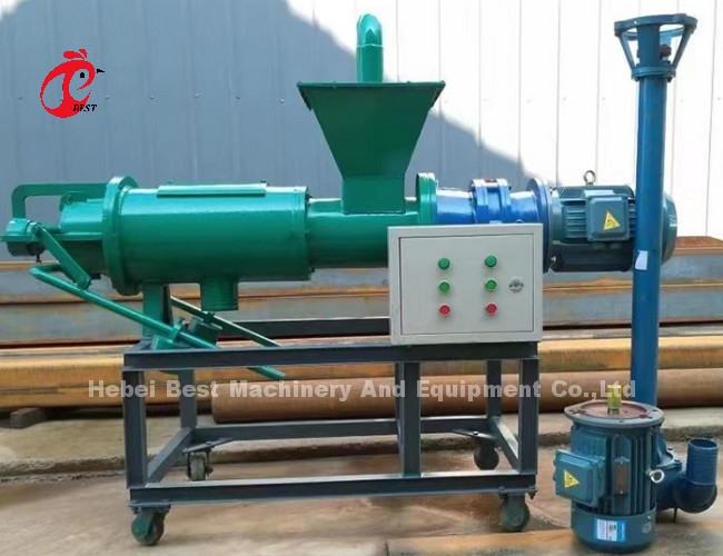 Chicken Cow Dewatering 15m3/H Manure Dryer Machine Solid Separator Rose