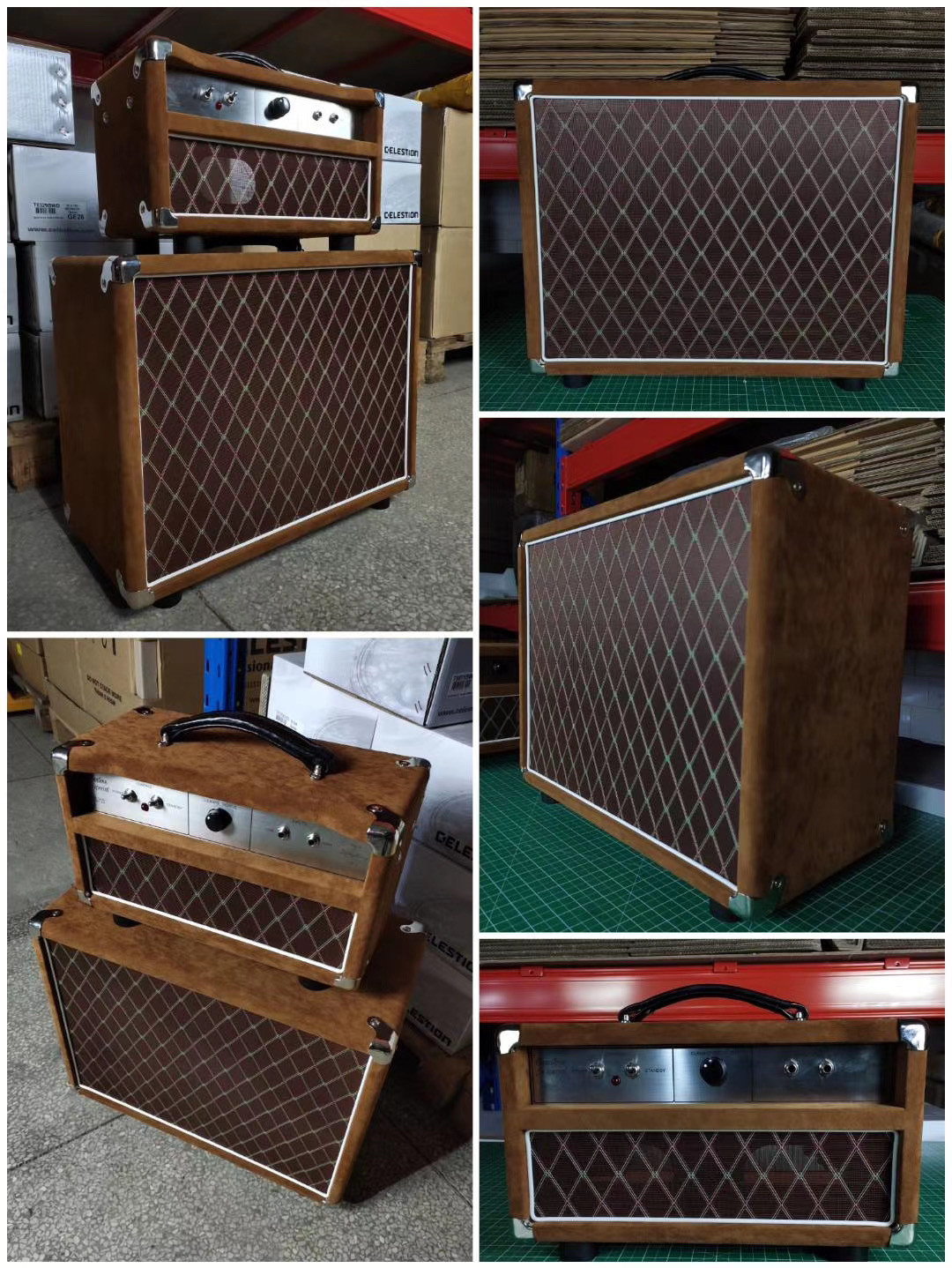 Custom Grand Guitar Bass Amplifier Speaker Cabinet with Kinds Tolex and Speaker Option