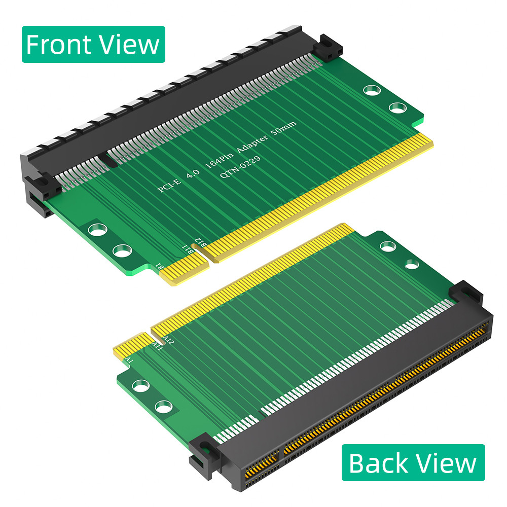 PCI-Express 4.0 16x Riser Card ,180 Degree High Speed Riser Card 60mmHeight increasing card