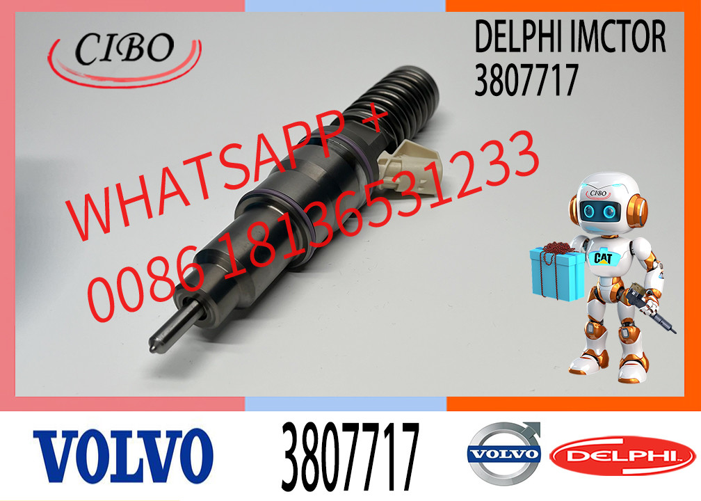 Reman Fuel Injector 3807717 03807717 3803569 3832980 BEBE4C11001 21160093 3801293 For VOL-VO Penta Industrial Marine D12-650