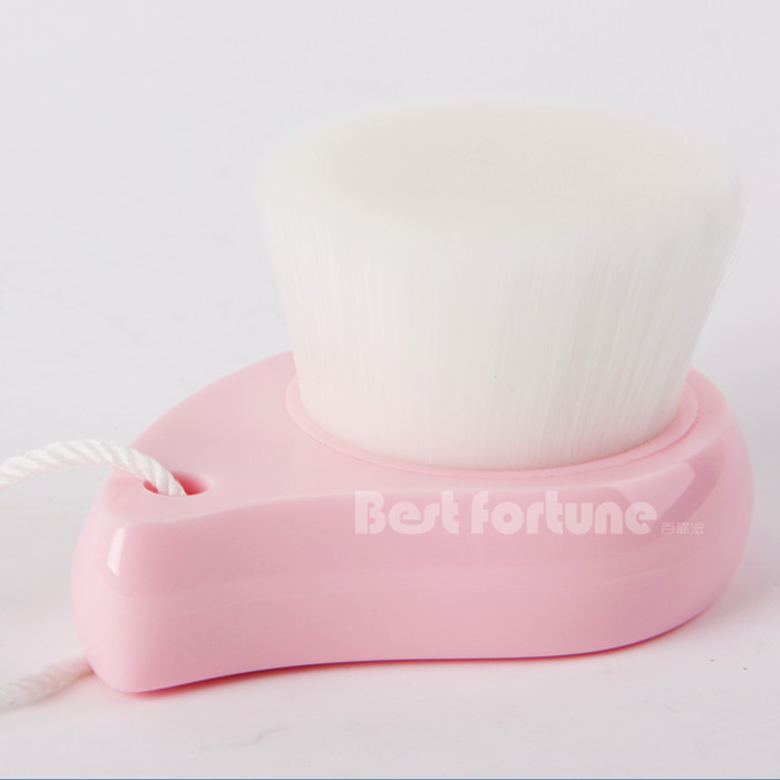 Bamboo Carbon Fiber Hand Face Brush Remove Blackheads For Make Up