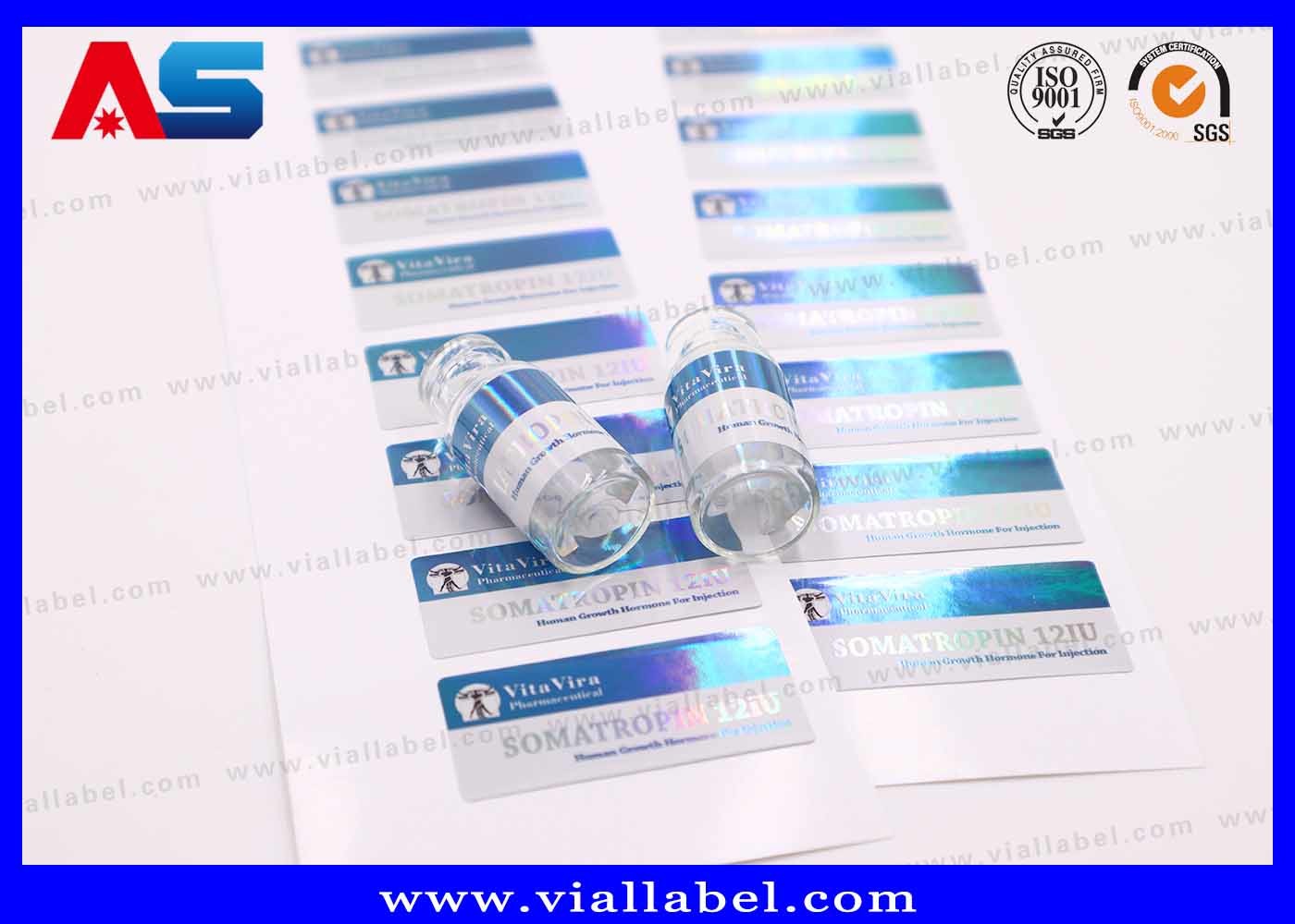 Matt Finish Waterproof Plastic Pharmacy Bottle Labels Stickers