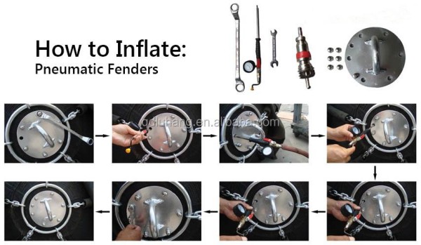1.2 M*2 M Dock And Port Floating Pneumatic Rubber Marine Fenders
