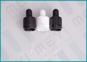 Buy cheap Childproof And Tamper Evident Plastic Dropper 18/410 For Glass E-liquid Bottles product