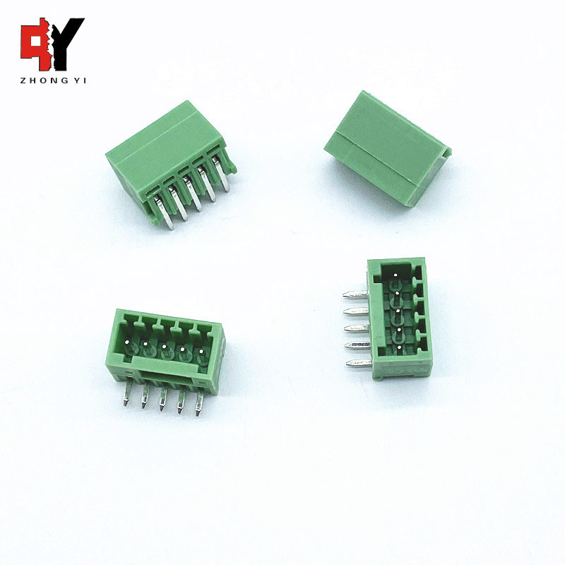 2-24 Poles 2.5/2.54mm Term Block Plug Narrow Spacing HQ15EDGRC Right Angle