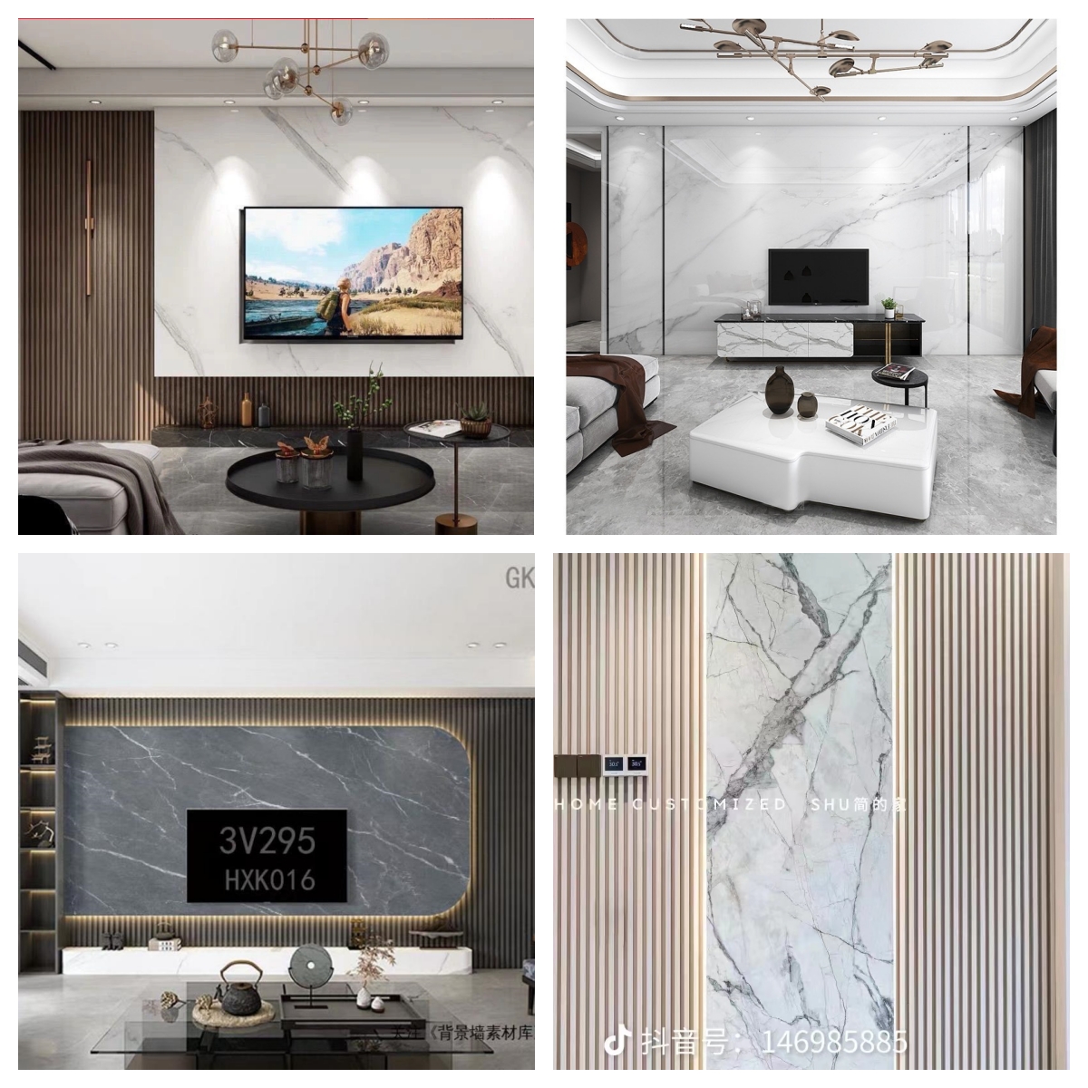 Moisture-Proof Bamboo Charcoal Board PVC Mirror Wall Panel for Restaurant Decoration