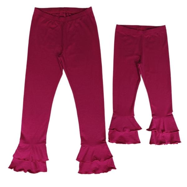 Leggings Girls Style Fashion Kids Customize Little Girls Soft With Ruffle