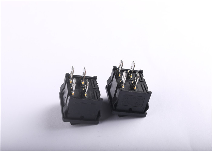 High Performance 4 Pin Rocker Switch , High Amp Rocker Switch 10A 250V AC