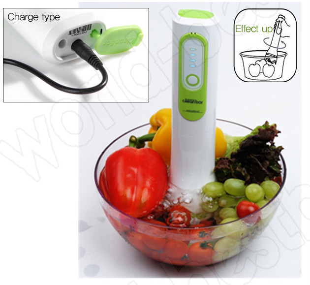 Family Pack Ultrasonic Automatic Ozone Vegetable And Fruit Purifier Remove Metal Conta