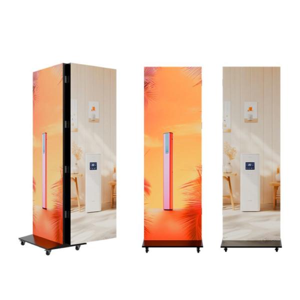 HD P1.86 Double-sided LED Poster Display Colorful Multifunctional Advertising Video Wall