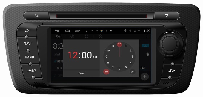 Ouchuangbo pure android 4.4 Seat Ibiza 2013 2014 autoradio gps dvd support 1024*600 4 core