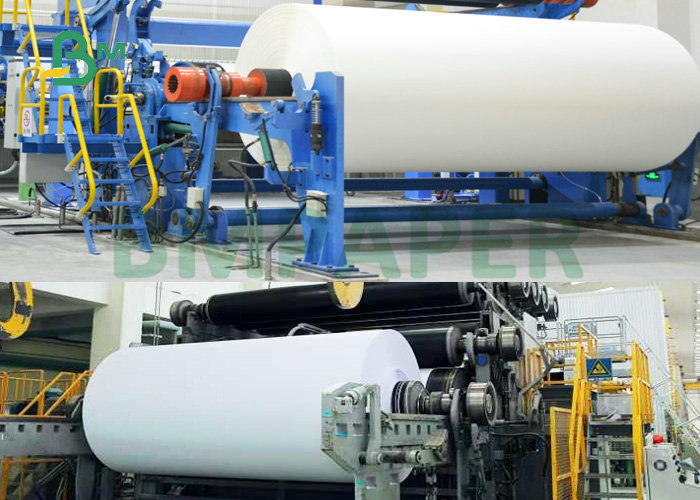 50grs 53grs 60grs Uncoated Woodfree Paper Reels For Printing Press 