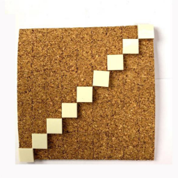 Glass Protection Cork Pads With Adhesive