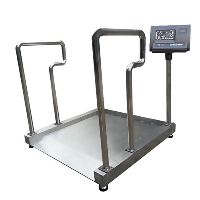 Wheel Chair Medical Heavy Duty Floor Scales 1000 Kg Portable
