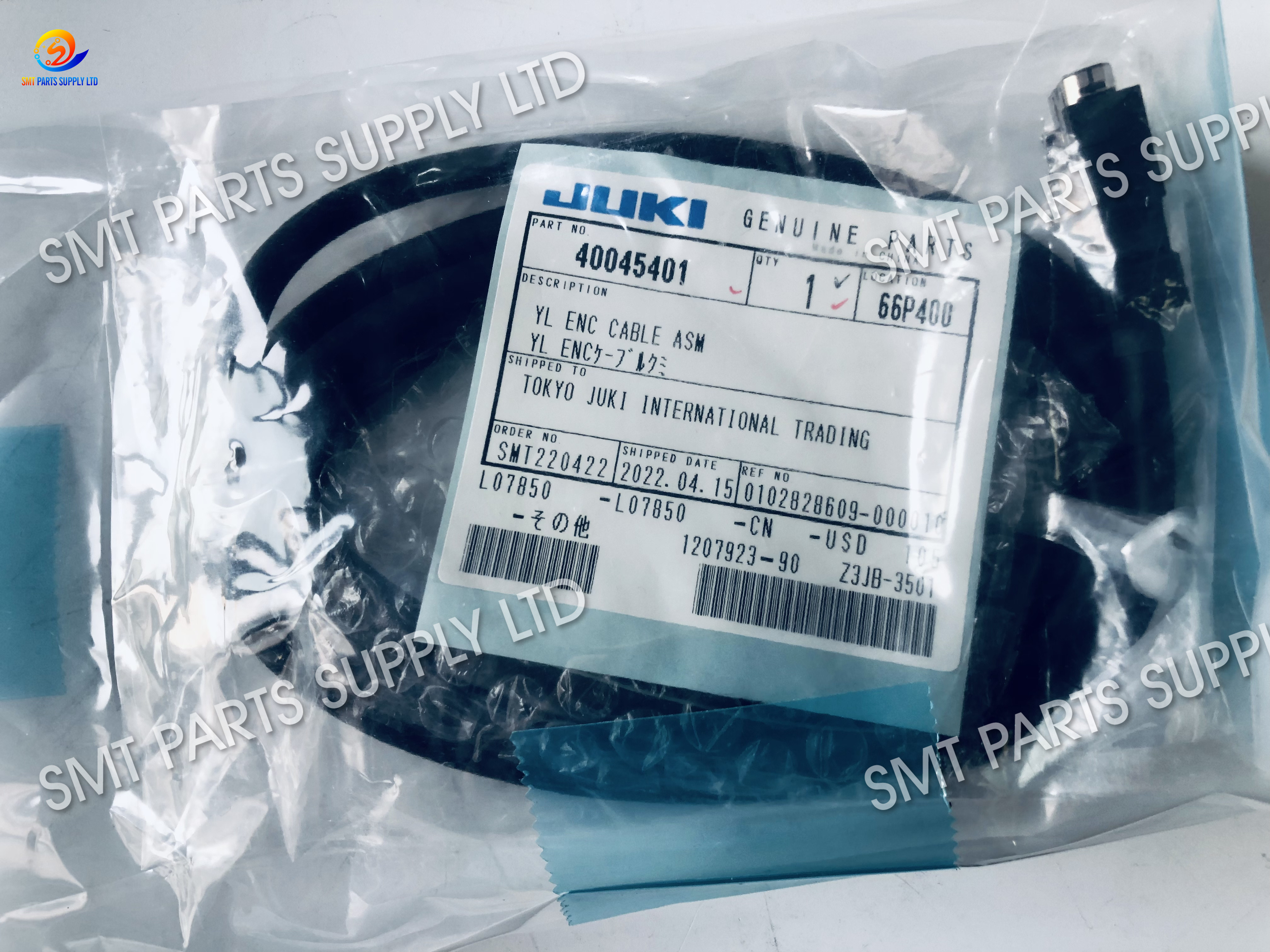 JUKI YL ENC Cable ASM 40045401 MITSUBISHI MR-J3ENSCBL2M-L