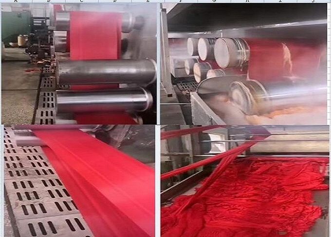 Red Regenerated 1.5D Material Polyester Fiber Crimp 8 Bows